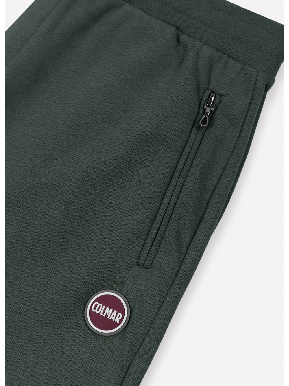 Bermuda Colmar in felpa con zip Uomo - Verde