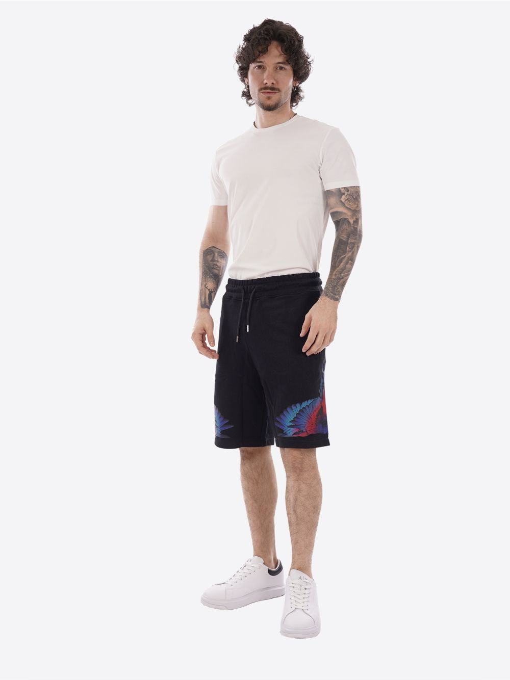 Pantaloncino Felpa County Of Milan Uomo - Nero