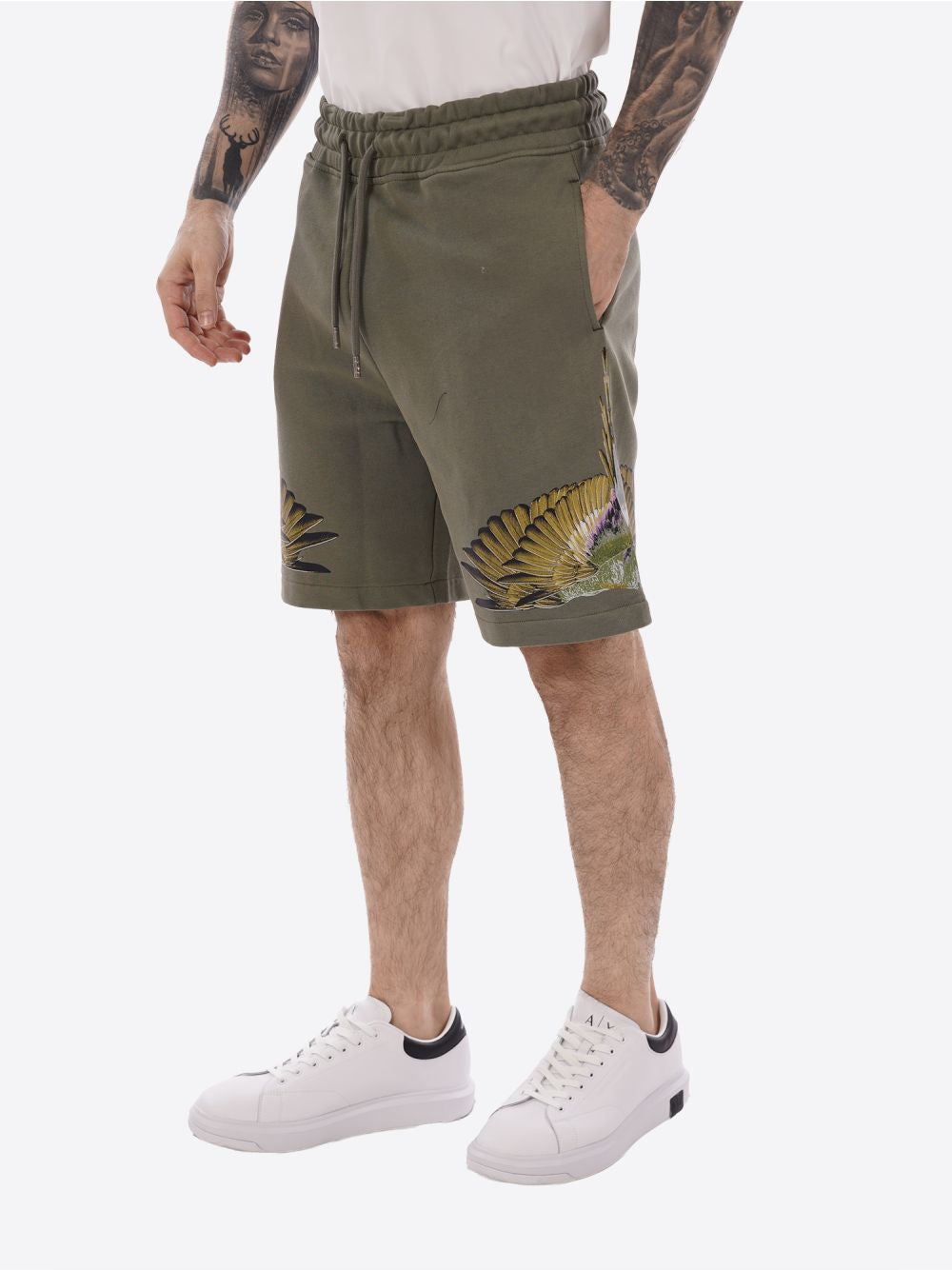 Pantaloncino Felpa County Of Milan Uomo - Verde