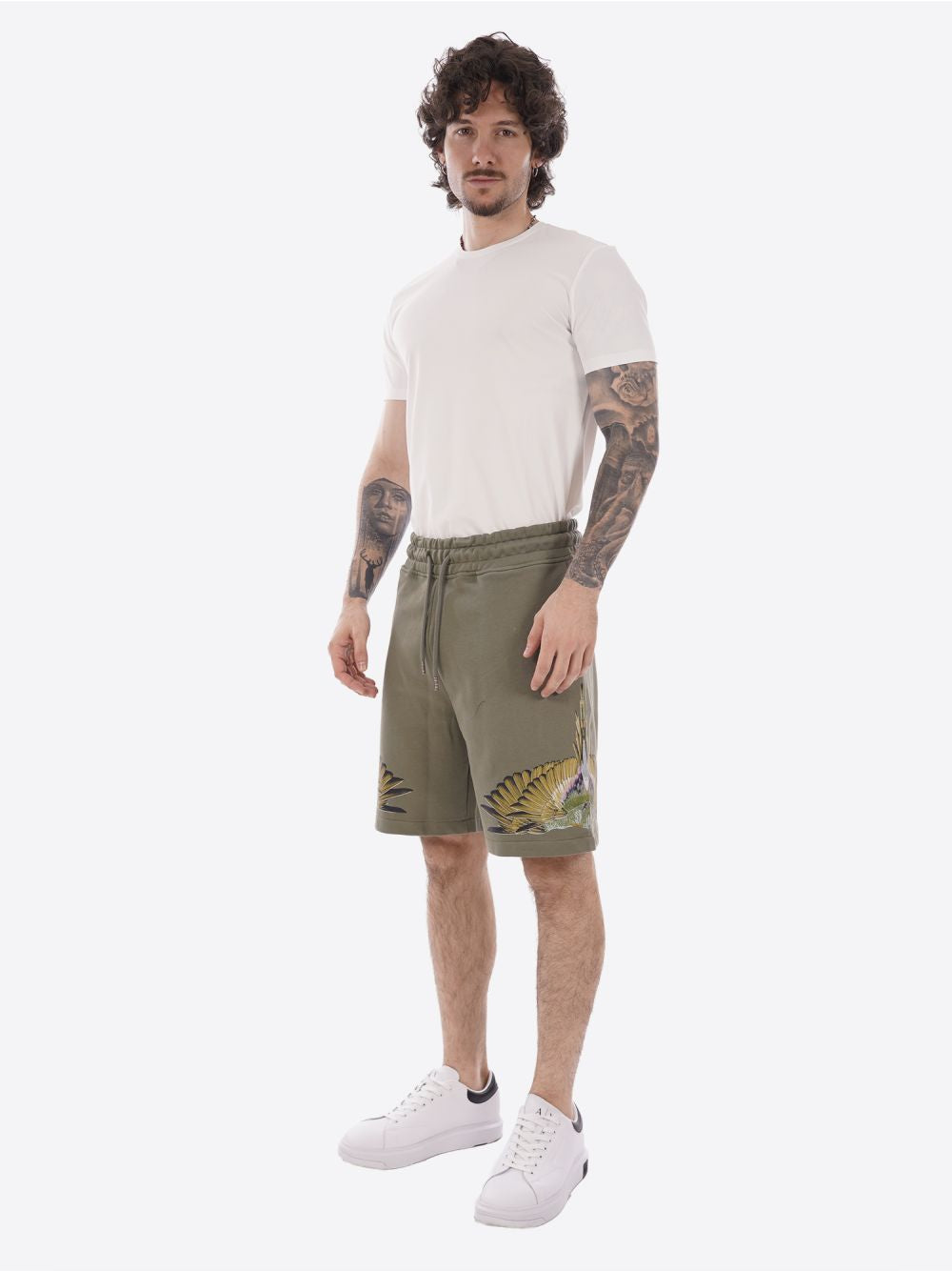 Pantaloncino Felpa County Of Milan Uomo - Verde
