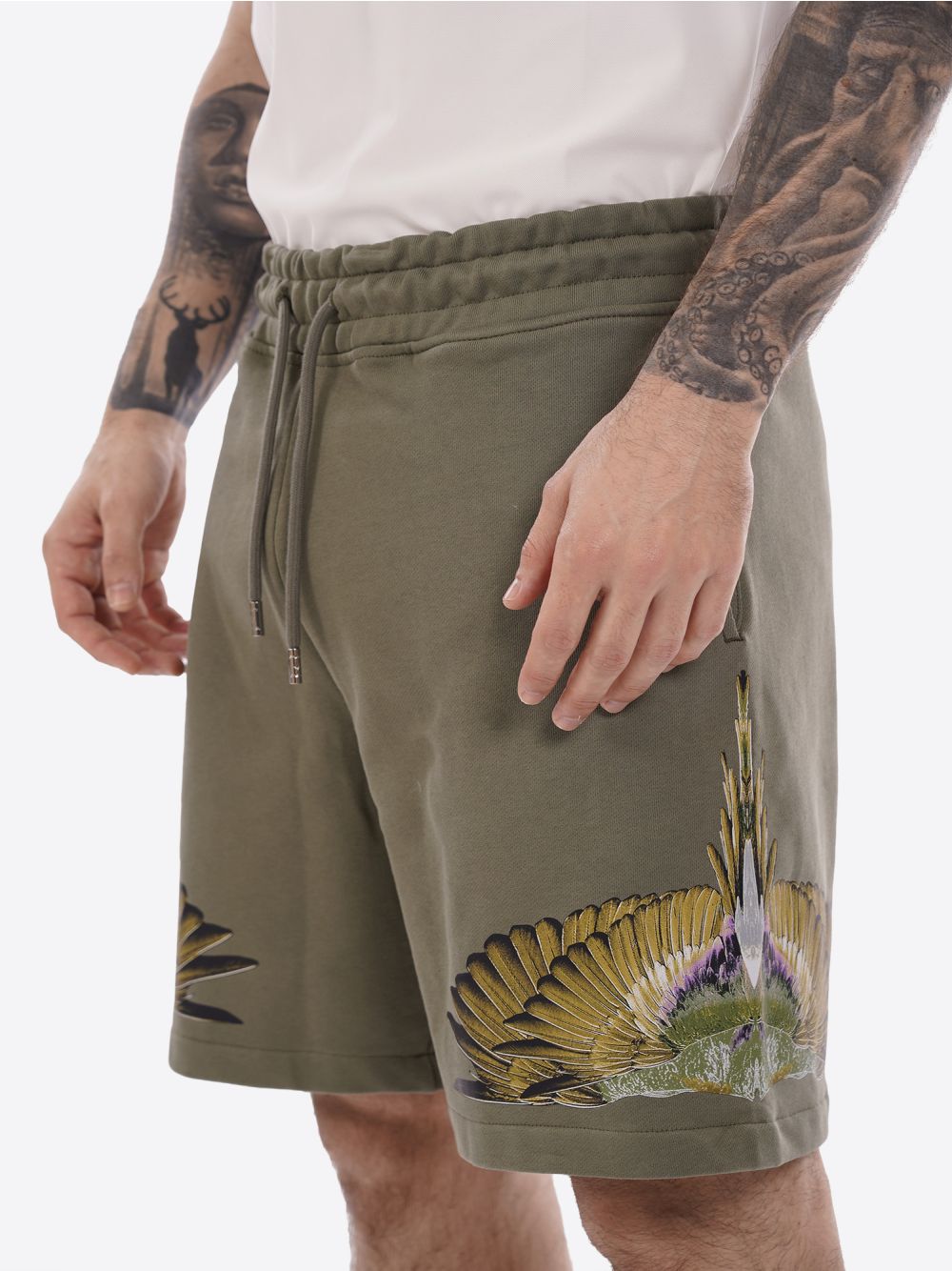 Pantaloncino Felpa County Of Milan Uomo - Verde