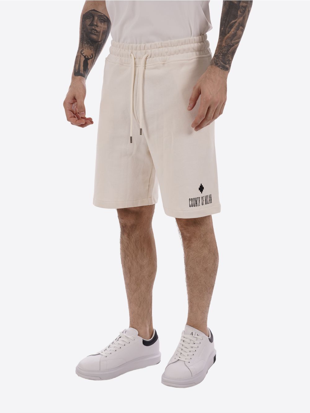 Pantaloncino Felpa County Of Milan Uomo - Cocco