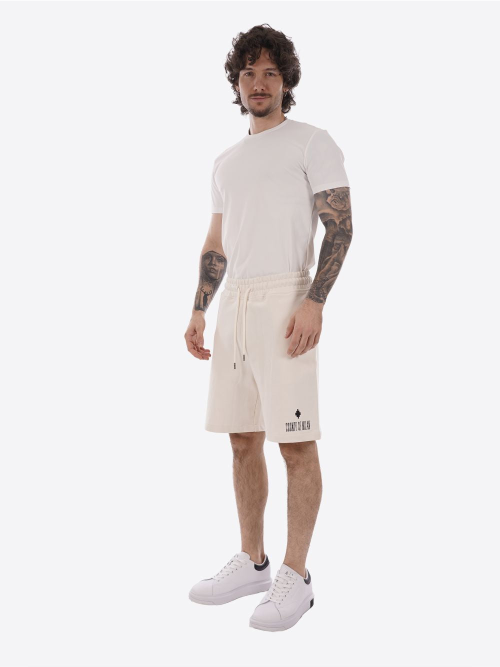 Pantaloncino Felpa County Of Milan Uomo - Cocco