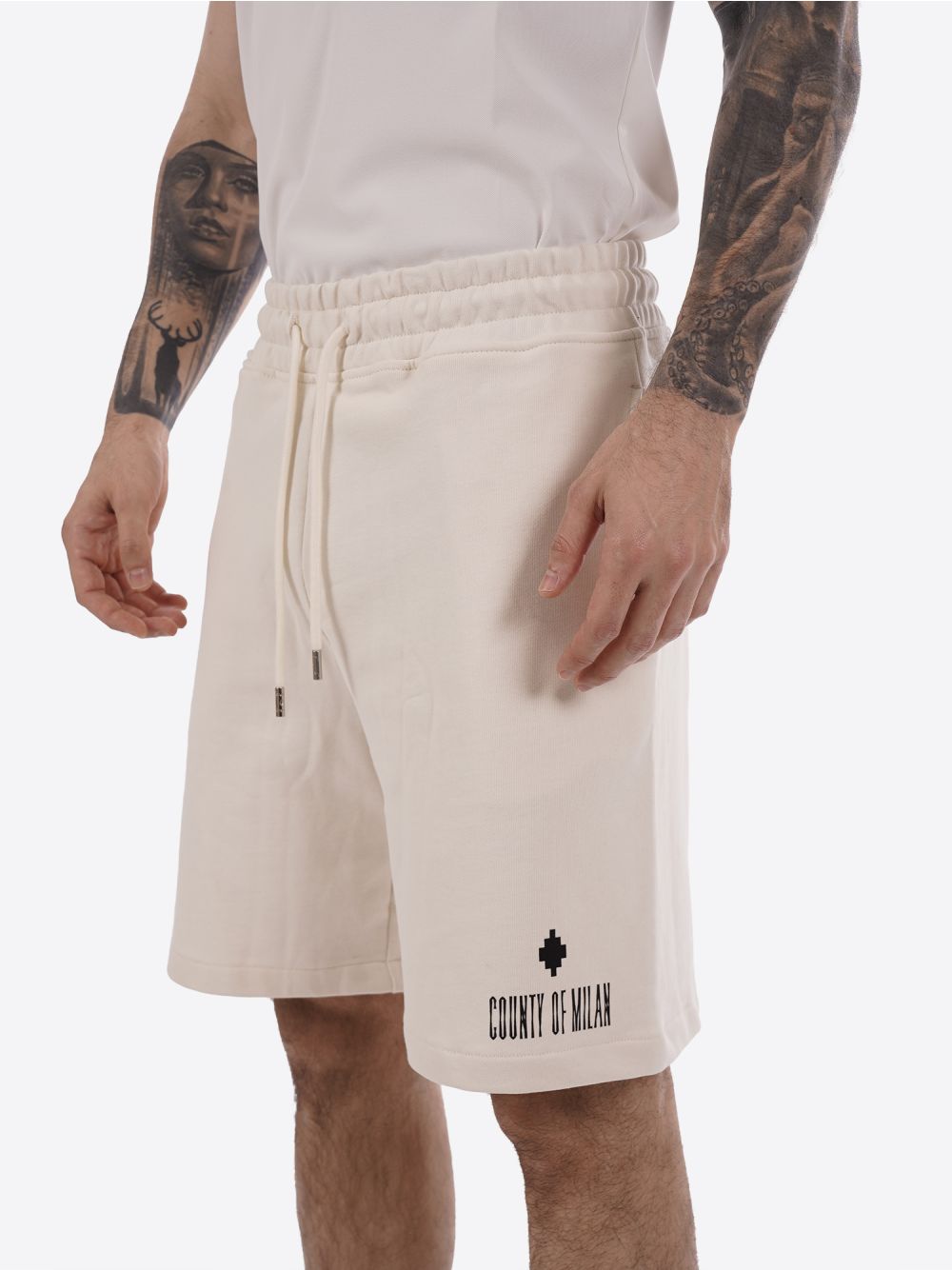 Pantaloncino Felpa County Of Milan Uomo - Cocco