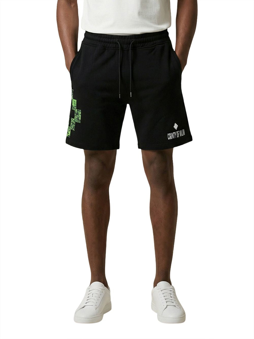 Pantaloncino Felpa County Of Milan Uomo - Nero
