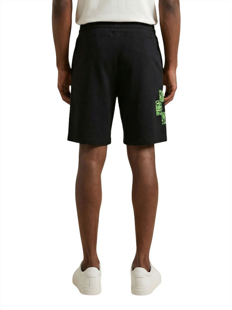 Pantaloncino Felpa County Of Milan Uomo - Nero