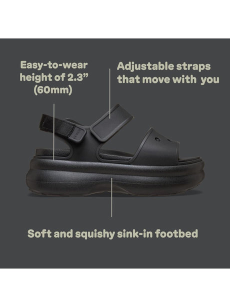 Sandali Crocs SOHO Y STRAP Donna - Nero