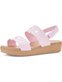 Sandali Crocs BROOKLYN Unisex Bambino - Rosa