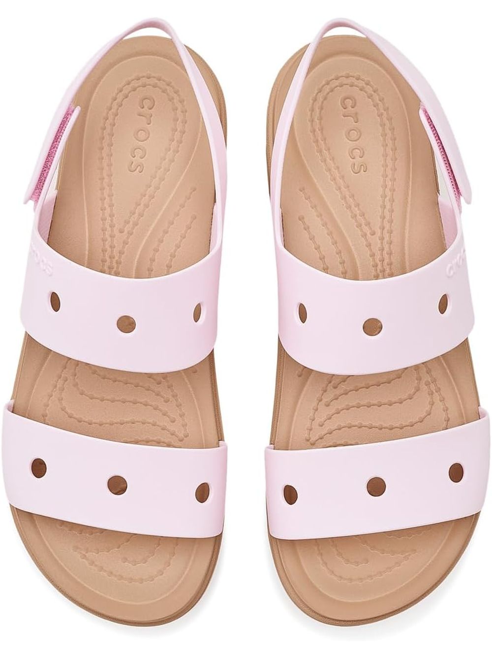 Sandali Crocs BROOKLYN Unisex Bambino - Rosa