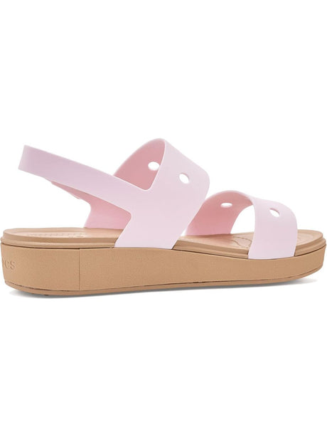 Sandali Crocs BROOKLYN Unisex Bambino - Rosa