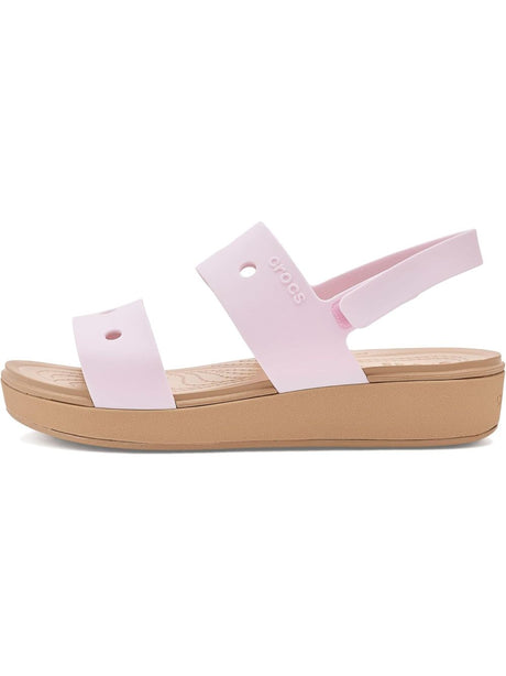 Sandali Crocs BROOKLYN Unisex Bambino - Rosa