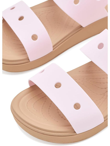 Sandali Crocs BROOKLYN Unisex Bambino - Rosa