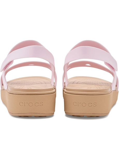 Sandali Crocs BROOKLYN Unisex Bambino - Rosa