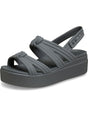 Sandali Crocs BROOKLYN KNOT LOW WEDGE Donna - Grigio