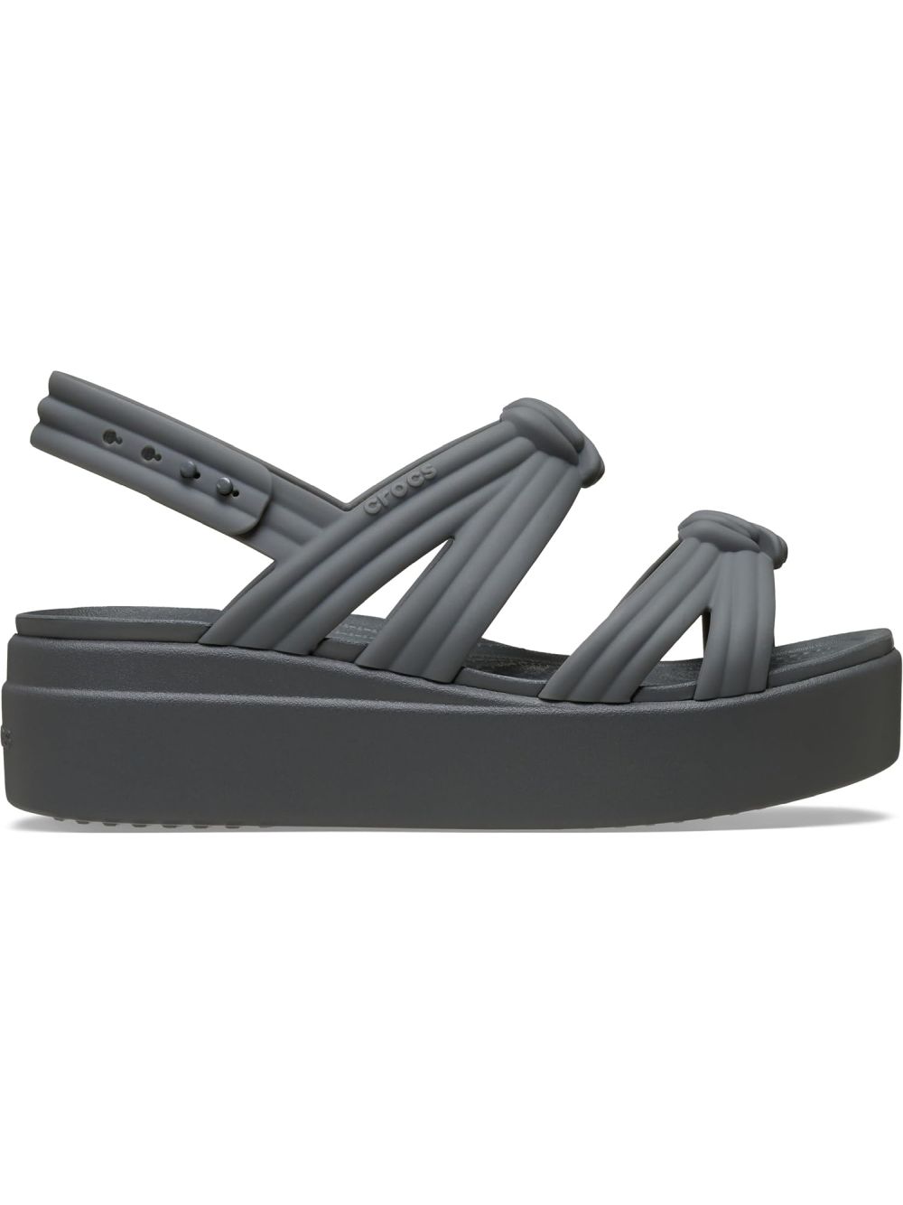 Sandali Crocs BROOKLYN KNOT LOW WEDGE Donna - Grigio
