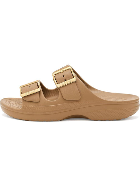 Sandali Crocs SATURDAY METALLIC BUCKLE SNDLW Donna - Beige