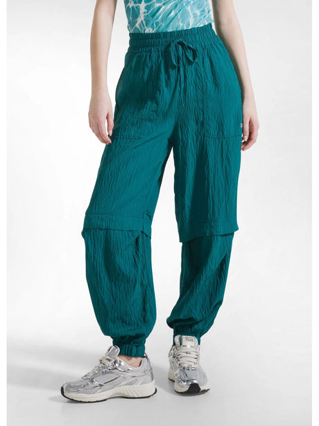 Pantalone Deha JOGGER AMPI EFFETTO STROPICCIATO Donna - Verde
