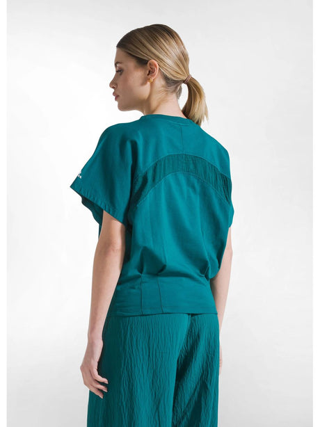 Felpa Deha EFFETTO STROPICCIATO Donna - Verde