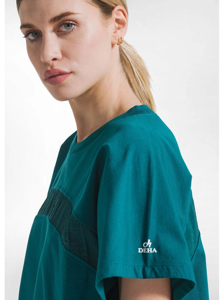 Felpa Deha EFFETTO STROPICCIATO Donna - Verde