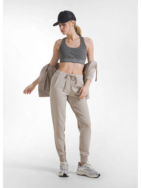 Pantalone Deha JOGGER IN TESSUTO STRETCH Donna - Beige