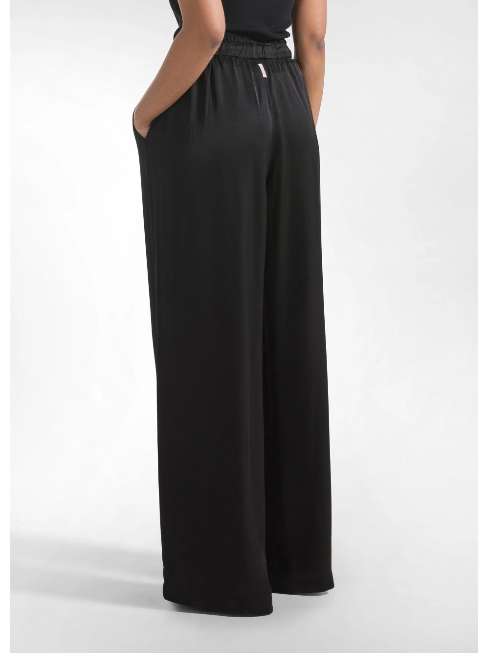 Pantalone Deha PALAZZO IN SATIN Donna - Nero