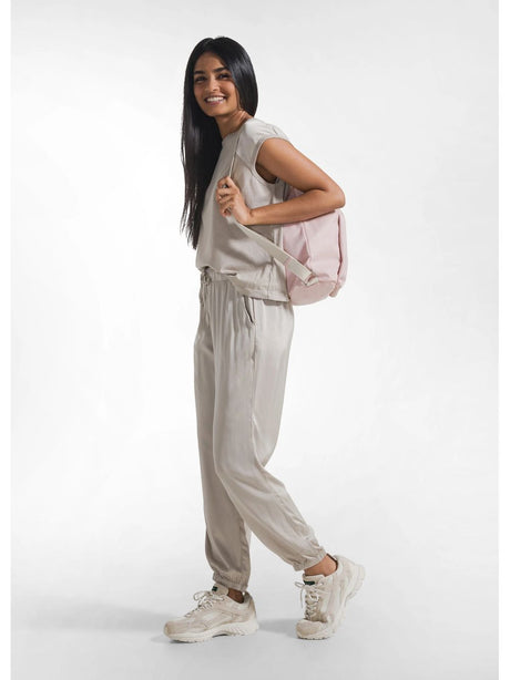 Pantalone Deha JOGGER IN SATIN Donna - Beige