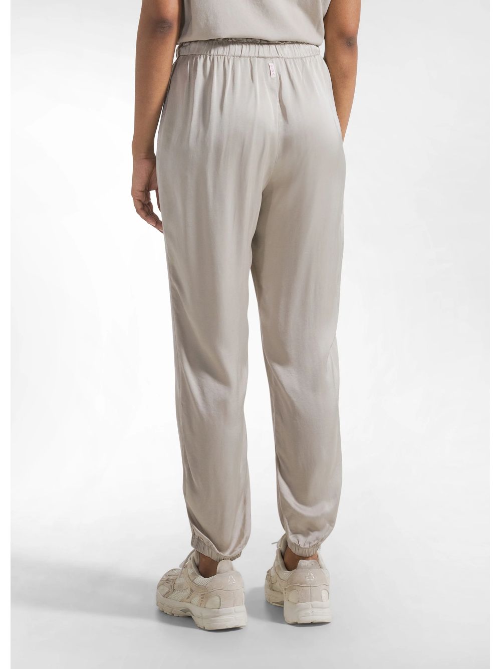 Pantalone Deha JOGGER IN SATIN Donna - Beige