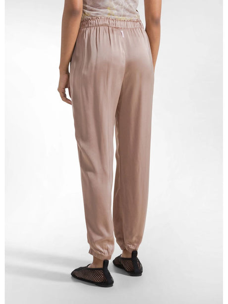 Pantalone Deha JOGGER IN SATIN Donna - Marrone