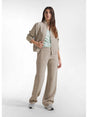 Leggings Deha DRITTI IN LINO FIAMMATO Donna - Beige