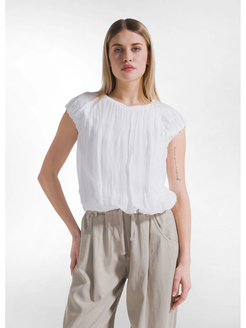 Top Deha Donna - Bianco