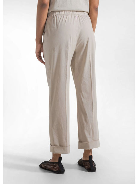 Pantalone Deha DRITTI IN POPLINE Donna - Beige
