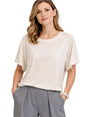 T-shirt Deha Donna - Beige