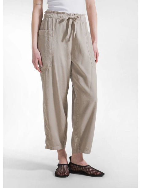 Pantalone Deha BALLOON IN TWILL DI LYOCELL Donna - Beige