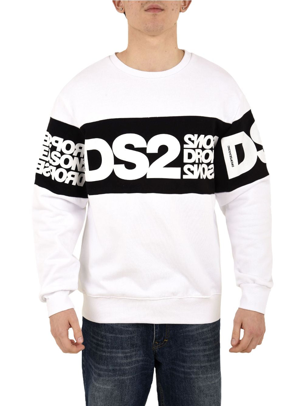 Felpa Ds2 Uomo - Bianco