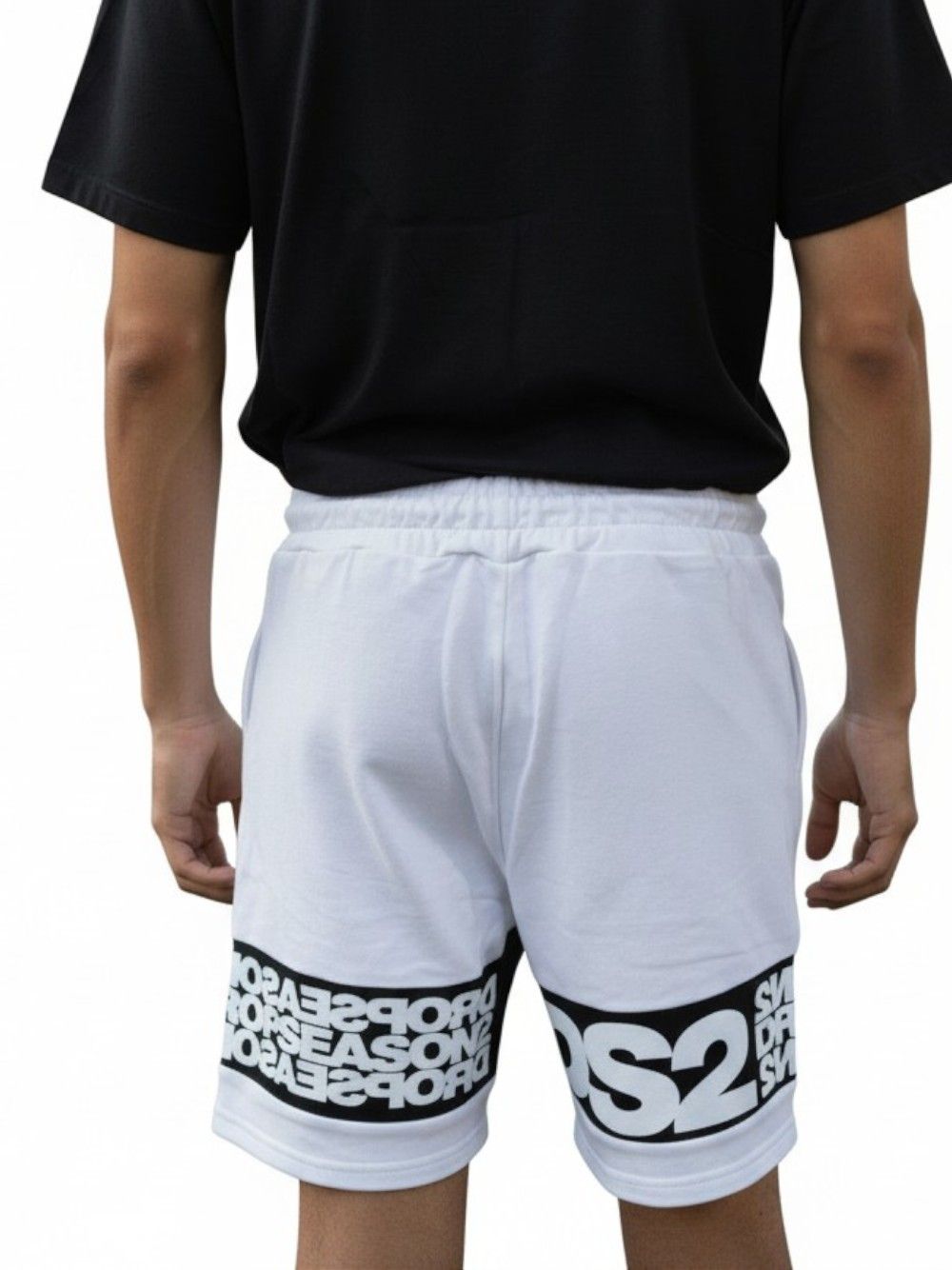 Pantaloncino Felpa Ds2 Uomo - Bianco