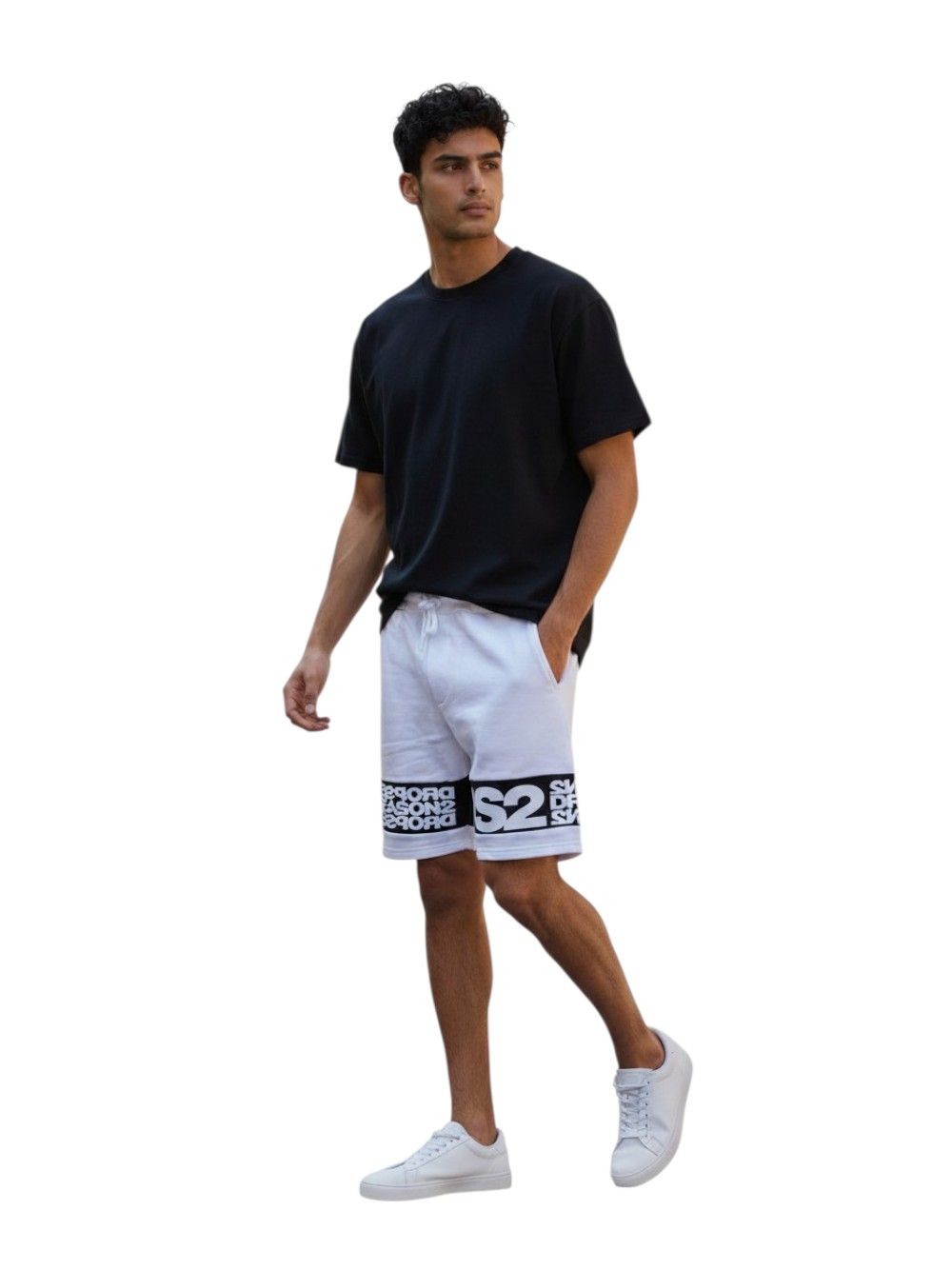 Pantaloncino Felpa Ds2 Uomo - Bianco