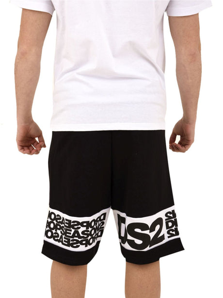 Pantaloncino Felpa Ds2 Uomo - Nero