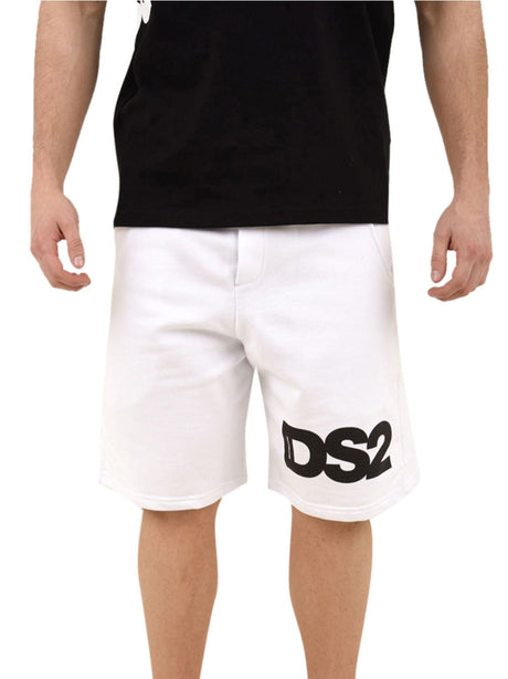 Pantaloncino Felpa Ds2 Uomo - Bianco