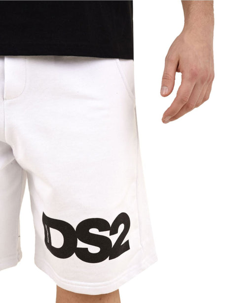 Pantaloncino Felpa Ds2 Uomo - Bianco
