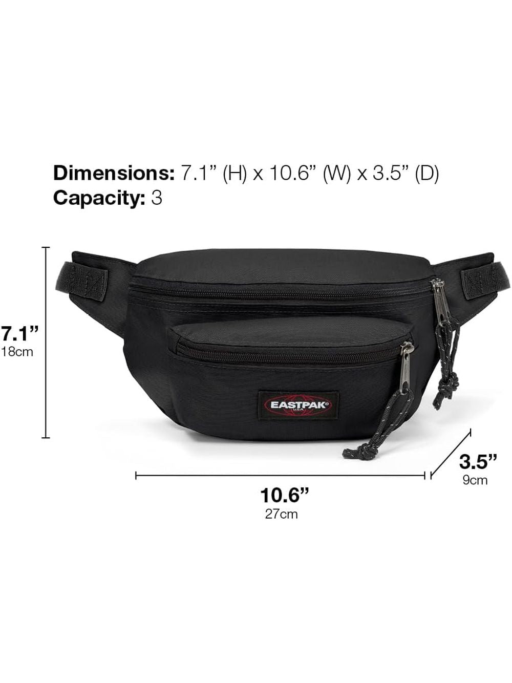Marsupio Eastpak DOGGY BAG Unisex - Nero