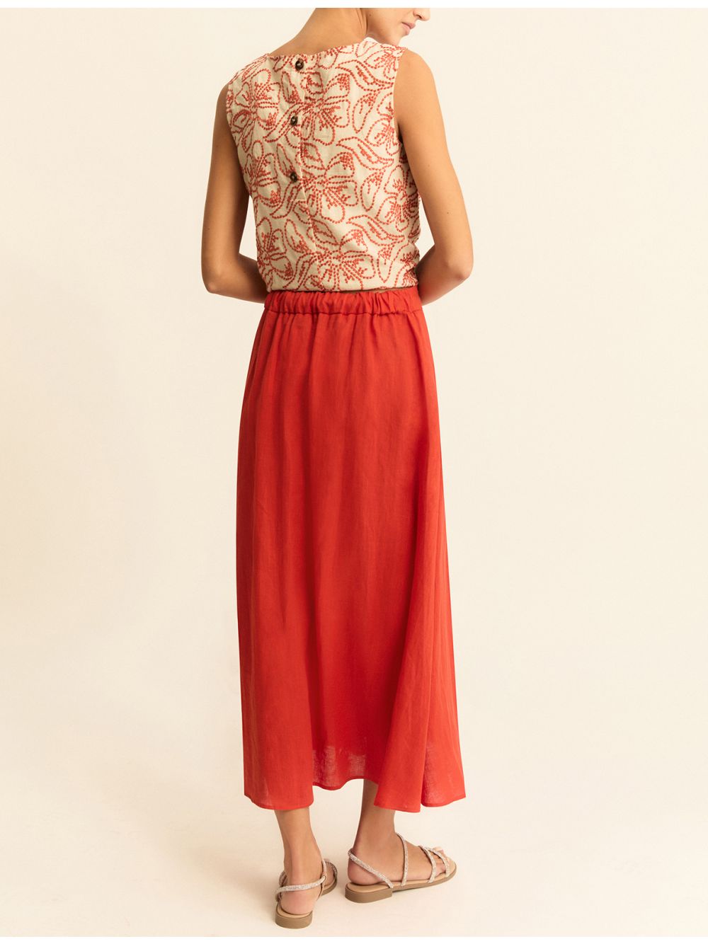 Gonna Emme Marella EMMBIADA Donna - Rosso