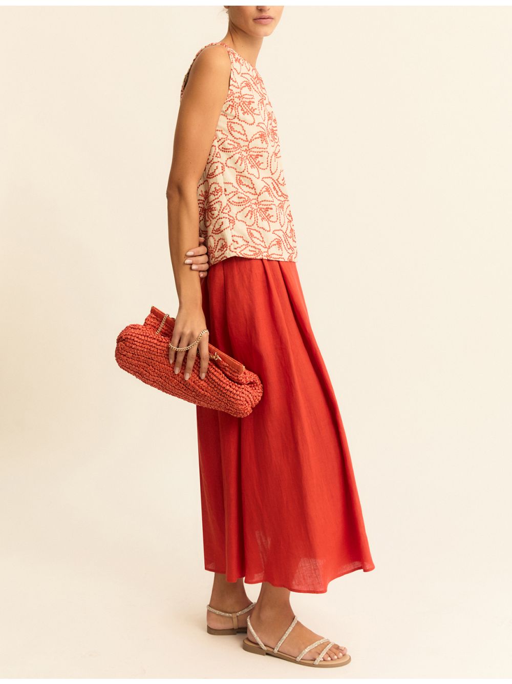 Gonna Emme Marella EMMBIADA Donna - Rosso