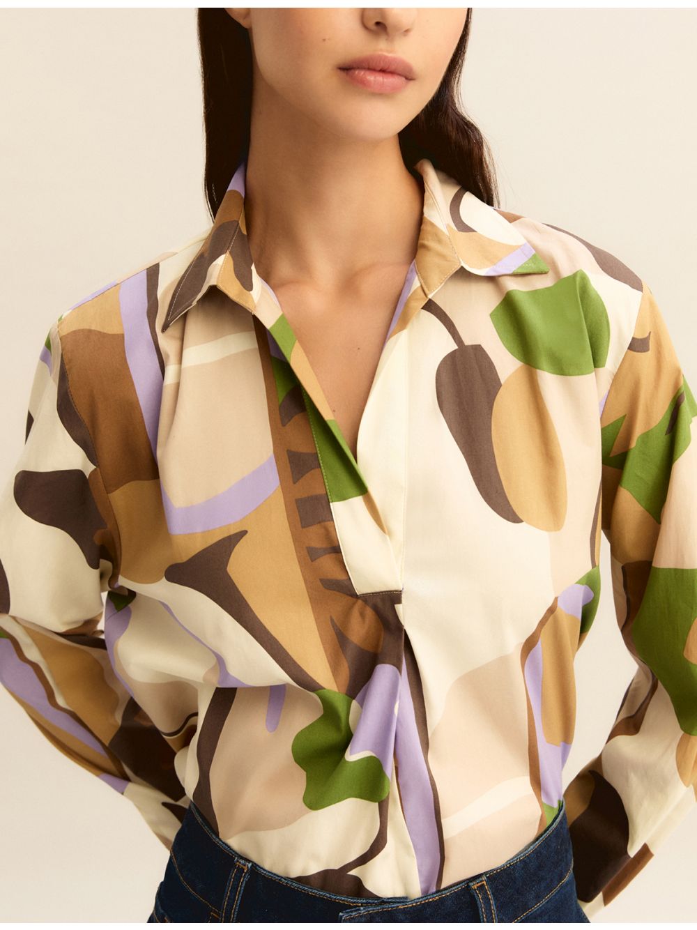 Camicia Emme Marella EMMPONTILE Donna - Marrone