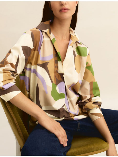 Camicia Emme Marella EMMPONTILE Donna - Marrone