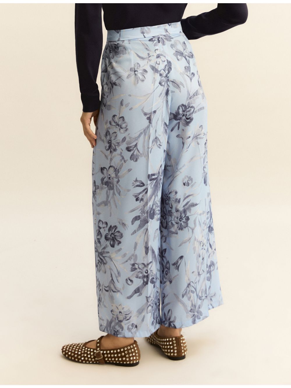 Pantalone Emme Marella EMMCARAFFA Donna - Azzurro