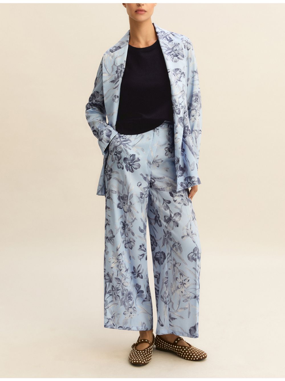 Pantalone Emme Marella EMMCARAFFA Donna - Azzurro