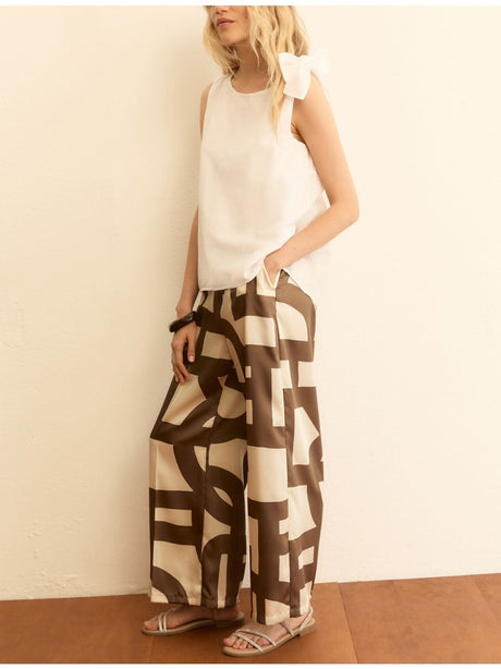 Pantalone Emme Marella EMMALBERO Donna - Avorio