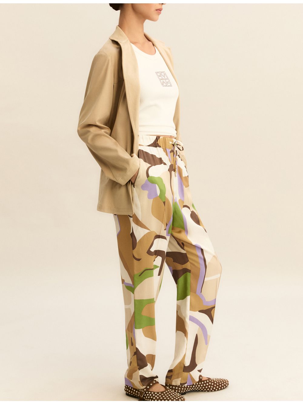 Pantalone Emme Marella EMMOSSO Donna - Marrone