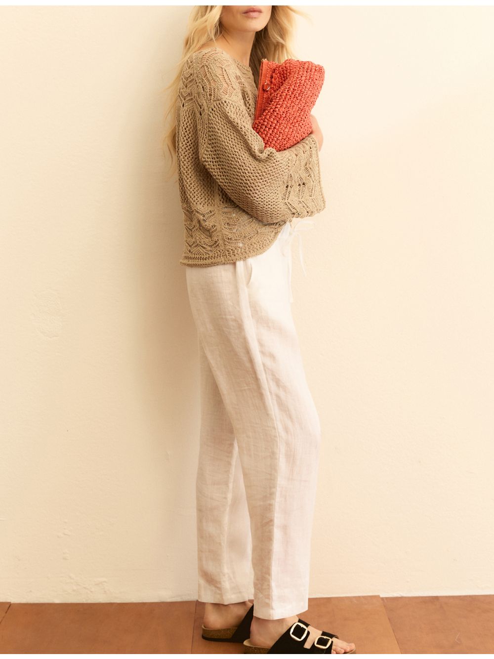 Pantalone Emme Marella EMMSAUNA Donna - Bianco