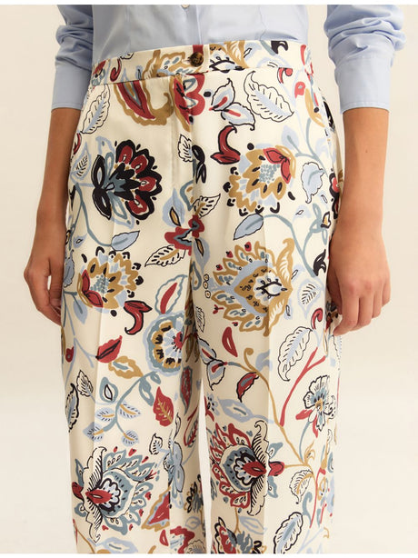 Pantalone Emme Marella EMMBAOBAB Donna - Bianco